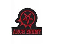 Arch Enemy Silver Patch Badge Embroidered Iron on Applique Patch Accessory