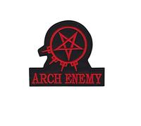 Arch Enemy Silver Patch Badge Embroidered Iron on Applique Souvenir Accessory