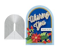 Arch Frame Metal Die Cuts, Arch Frame Cutting Dies Cut Stencils for DIY Scrapbooking Cards Decorative Embossing Paper Dies for Scrapbooking Card Making Album Arts Supplies