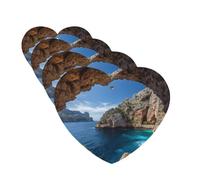 Arch in Mallorca Spain Car Air Freshener Cards Set of 4 Pieces Long Lasting Hanging Scented Cards Auto Aromatherapy Tablets Personalized Car Fresheners Gifts for Men Women - Lavender Scent