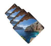 Arch in Mallorca Spain Car Air Freshener Cards Set of 4 Pieces Long Lasting Hanging Scented Cards Auto Aromatherapy Tablets Personalized Car Fresheners Gifts for Men Women - Lavender Scent