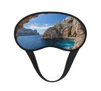 Arch in Mallorca Spain Sleep Mask for Side Sleeper, Blackout Sleeping Eye Mask, Soft Breathable Eye Cover for Women Men Travel Eyeshade, Relaxing Zero Pressure Night Blindfold