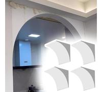 Arch Kit for Interior Decoration, Half Circle Archway Molding Set Wainscoting Panel Board, Add Modern Rounded Corners Foam Arch Doorway Molding Kit(4 Pieces,13x13x13cm)