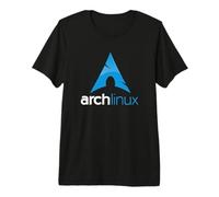 Arch Linux T-Shirt with Tagline and Logo Open Source Os tee Premium T-Shirt