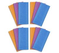 ARCH&M Exfoliating Washcloth 12 Pack Back Scrubber for Shower Towel Body Scrubber Microabrasion Sponge Japanese Bath Wash Korean Exfoliating Beauty Wash Cloth Loofah Scrubber OPNB