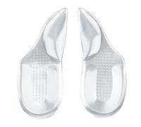 Arch Support Insoles for Flat Feet - Silica Gel Cushion Pads for Women's High-Heel Shoes - 5 Colors - Clear