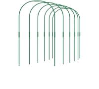 Arch Support Kit for Plant Growth - Steel Frame for Greenhouse, Planting Tunnel, DIY Plastic-Coated Arch, Plant Support for Sheds, Accessories
