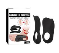 Arch-Support Orthotic Inserts - 3/4 High Arch-Shoe Cushion Insoles, Plantar Pressure Distribution Design, Leg Alignment Correction Support System | Half Arch-Inserts for X/O Legs Correction Flat Feet