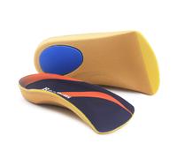 Arch Support RooRuns 3/4 Orthotic Shoe Inserts for Over-Pronation Plantar Fasciitis Heel Pain Relief High Arch Support Insoles for Men and Wo
