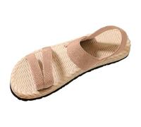 Arch Support Sandals For Women Wedge Wide Fit Sandals For Women Summer 2025 Comfortable Shoes Open Toe Ankle Backstrap Wide Fit Walk With Red Size 4 Womens Size (Khaki 5.5)