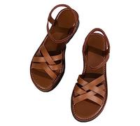 Arch Support Sandals Women Orthotic Size 4 Wedge Thick Soles For Women Thin Sandals Summer Thick Wear Fashion Double Women's Womens Black 6.5 Ladies Size 9 Uk (Brown 4.5)
