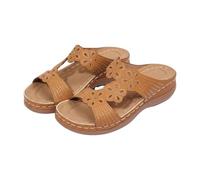 Arch Support Slides - Orthotic Recovery Sandals Recovery with Arch Support Wide Fit Comfort Sandal Slip on Summer Sandals for Women Heels Ankle Strappy
