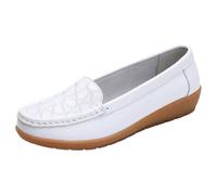 Arch Support Women's Loafers Comfortable Slip on Womens Moccasin Shoes Featuring Cushioned Footbeds These Durable Synthetic Suede Driving Shoes Are Engineered for High Street Shopping Excursions