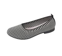 Arch Support Women's Loafers & Moccasins Comfy Flat Womens Moccasin Shoes,Facilitating Busy Commuting and Dog Walking Genuine Driving Moccasins Deliver Thick Heel Cushioning Black