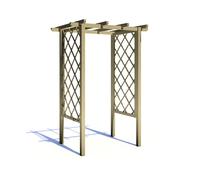 Shire Arch Trellis Pergola 4 X 3 Feet Pressure Treated Wooden Arches - L103 X W133 X H242.6 Cm
