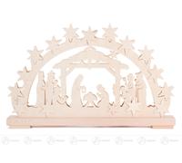 Arch with the Birth of Christ small, indirectly electrically illuminated