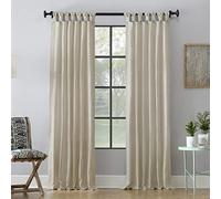 Archaeo Washed Cotton Twist Tab Curtain, 52" x 63", Oatmeal