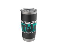 Archaeologist Dad The Idol The Digging Fossils Archaeologist Stainless Steel Insulated Tumbler