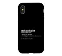Archaeologist Dictionary Funny Excavation Dig Case for iPhone X/XS