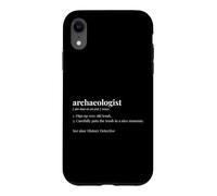 Archaeologist Dictionary Funny Excavation Dig Case for iPhone XR