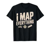 Archaeologist GPS Total Station Survey Mapping Humor T-Shirt