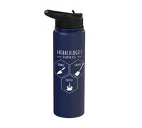 Archaeologist Trowel Shovel Coffee Archaeology Apparel Stainless Steel Insulated Water Bottle
