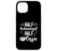 Archaeology Archaeologist Half Coffee Artifact Prehistoric Case for iPhone 13