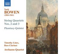 Timothy Lines & Archaeus Quartet – Bowen: String Quintets Nos. 2 & 3 – CD (Naxos 8.571366)