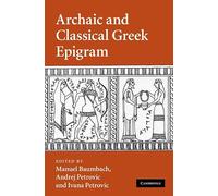 Archaic and Classical Gr pigram