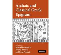 Archaic and Classical Gr pigram