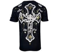Archaic by Affliction Men's T-Shirt Glory, Black, XXL