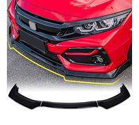ARCHAIC Front Spoiler for Honda Civic Type R Hatchback 2016-2020, Bumper Lip Chin Spoiler for Civic FK4 FK7 FK8, Front Splitter (Black)