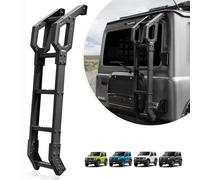 Archaic Tailgate Ladder for Suzuki Jimny Sierra JB64 JB74 2019-2024, 5 Anti-Slip Steps, Aluminium, Black