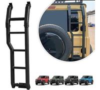 Archaic Tailgate Ladder for Suzuki Jimny Sierra JB64 JB74 2019-2024, Tail Ladder Cross Country Ladder for Jimny,Integrated Rear Step Ladder,Black,(A Échelle)