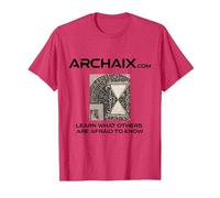 Archaix - Learn What Others are Afraid to Know T-Shirt, Men, Red Heather, 3X-Large