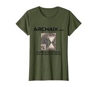 Archaix - Learn What Others are Afraid to Know T-Shirt, Women, Olive Green, Small