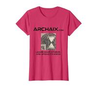 Archaix - Learn What Others are Afraid to Know T-Shirt, Women, Red Heather, X-Small