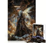 Archangel Azrael Celestial Guide of Transitions, Grief Processing, Soul Release, 1000 Piece Puzzle For Teenagers Brain Think Clear Hue Real Challenge Home Display (50x75cm)