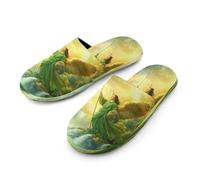 Archangel Gabriel Men's Flannel Slipper Soft Comfy House Shoes Non Slip Winter Warm Indoor Outdoor Slippers