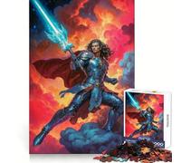 Archangel Michael 1000 Adult Pieces Jigsaw Puzzle Brain Exercise Tight Joint Real Challenge Art Decor (50x75cm)