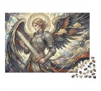 Archangel Michael 1000 Piece Jigsaw Puzzle,Home Wall Decor,Stress Relief,Premium Cardboard,Whimsical Challenge,Great Gifts,Educational Toy,Adults & Kids 14+ 38x26cm