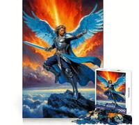 Archangel Michael, Angel Warrior 1000 Piece Jigsaw Puzzles for Adults Stress Free DownTime Game Enjoyable Challenge Nice Art (38x52cm)