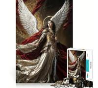 Archangel Michael Archon of Holy Fire 1000 Pieces Puzzles for Adults Strong Logic Tight Connection Joyful Challenge Thoughtful Gift (50x75cm)