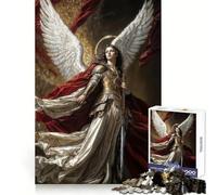 Archangel Michael Archon of Holy Fire 1000 Pieces Puzzles for Adults Strong Logic Tight Connection Joyful Challenge Thoughtful Gift (50x75cm)