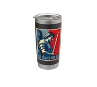 Archangel Michael HE Fights for US Christian Stainless Steel Insulated Tumbler