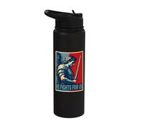 Archangel Michael HE Fights for US Christian Stainless Steel Insulated Water Bottle
