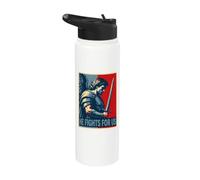 Archangel Michael HE Fights for US Christian Stainless Steel Insulated Water Bottle