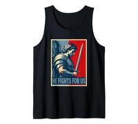 Archangel Michael HE Fights for US Christian Tank Top