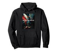 Archangel Michael Holy Warrior - Make No Peace with Evil Pullover Hoodie