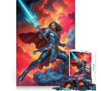Archangel Michael Jigsaw Puzzle 1000 Piece for Teenagers Leisure Game Real Thick Fun Activity Great Gift (38x26cm)